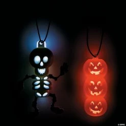 Glow Halloween Character Necklaces - 12 Pc.