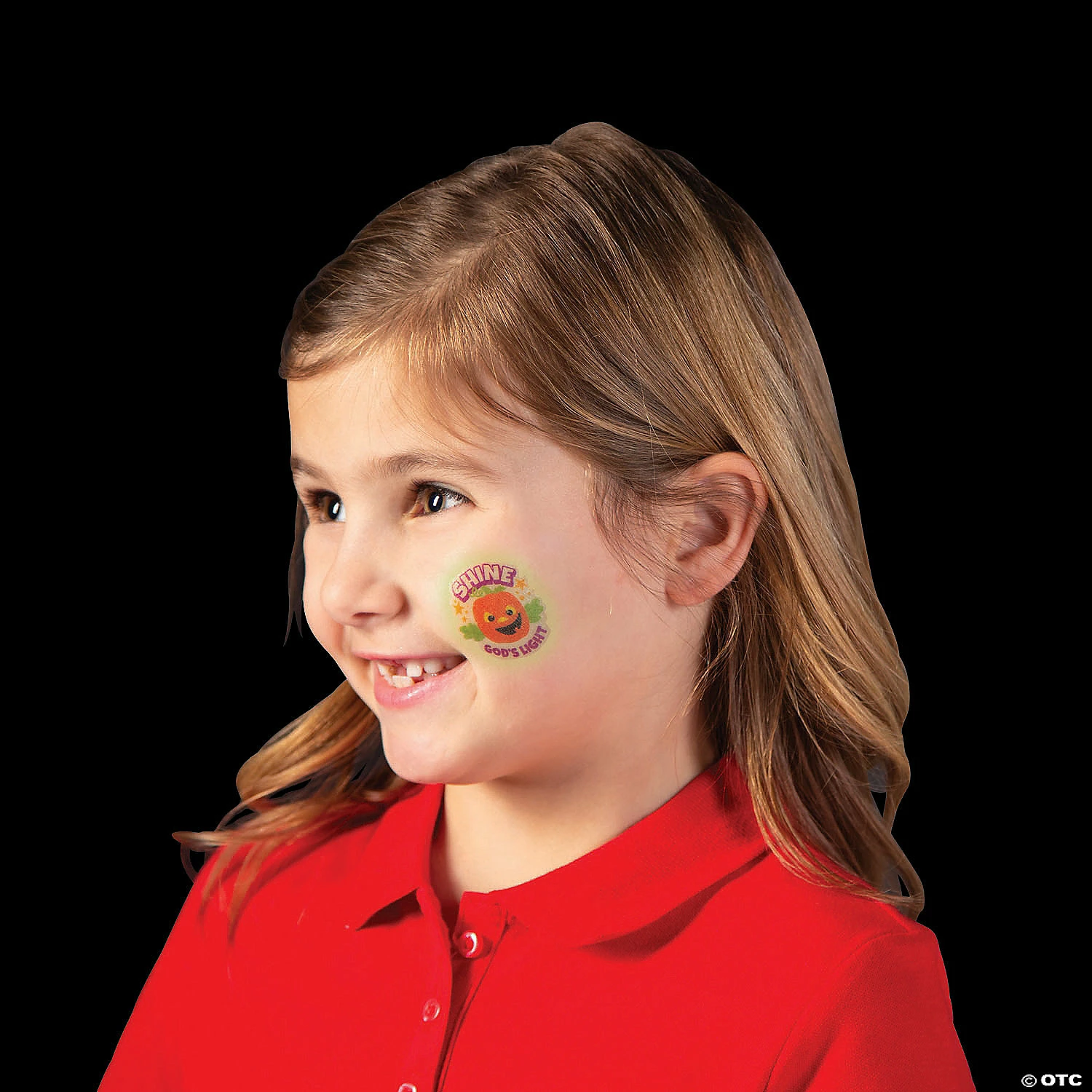Glow-in-the-Dark Christian Pumpkin Temporary Tattoos - 72 Pc. 3 Glow-in-the-Dark Christian Pumpkin Temporary Tattoos - 72 Pc. - Image 3