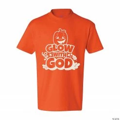 Glow-in-the-Dark Glow with God Youth T-Shirt -Halloween Costumes Trunk or Treat Shop glow in the dark glow with god youth t shirt13954126 a02