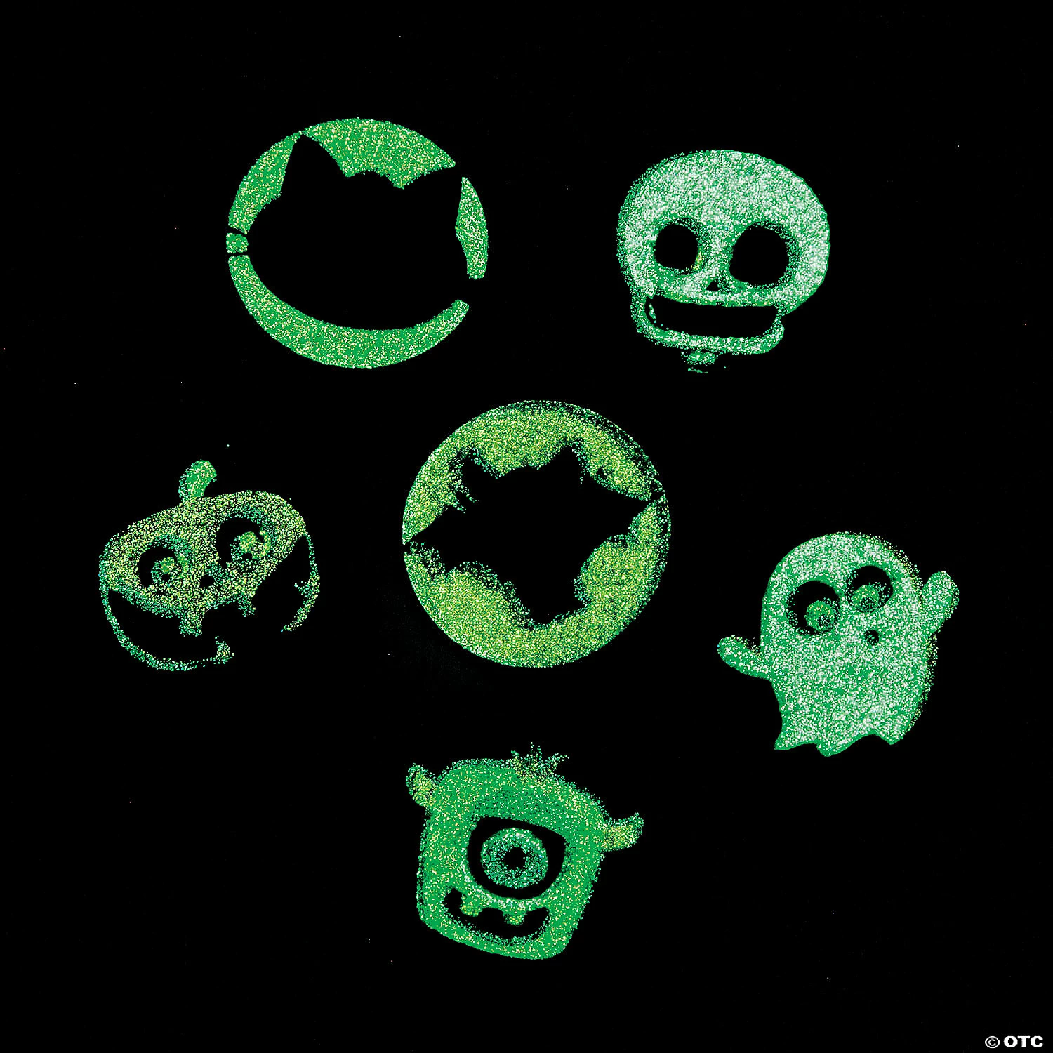 Glow-in-the-Dark Halloween Mini Buttons - 48 Pc. 2 Glow-in-the-Dark Halloween Mini Buttons - 48 Pc. - Image 2