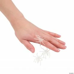 Glow-in-the-Dark Spider Rings - 144 Pc. 5 Glow-in-the-Dark Spider Rings - 144 Pc. -Halloween Costumes Trunk or Treat Shop glow in the dark spider rings 144 pc 39 163 bc