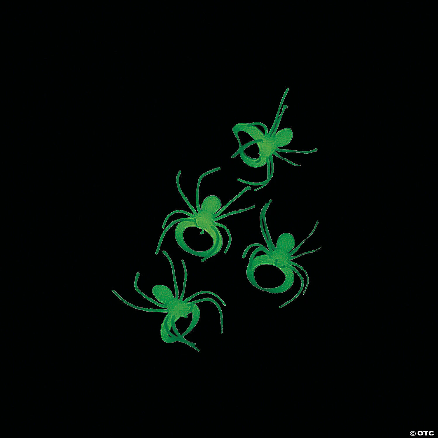 Glow-in-the-Dark Spider Rings - 144 Pc. 1 Glow-in-the-Dark Spider Rings - 144 Pc.