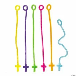 Glow-in-the-Dark Sticky Crosses - 72 Pc.