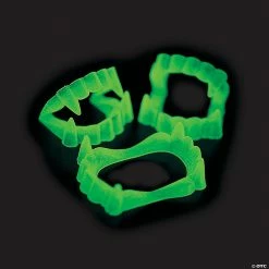 Glow-in-the-Dark Vampire Fangs - 72 Pc. -Halloween Costumes Trunk or Treat Shop glow in the dark vampire fangs 72 pc 39 402 pb