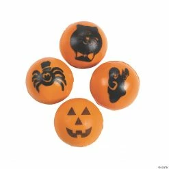 Halloween Bouncy Ball Assortment - 48 Pc.