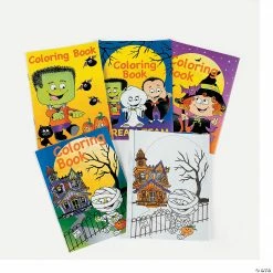Halloween Coloring Books - 72 Pc. -Halloween Costumes Trunk or Treat Shop halloween coloring books 72 pc 25 1728 p