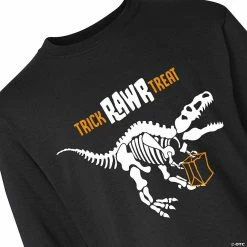 Halloween Dino Youth Long Sleeve T-Shirt
