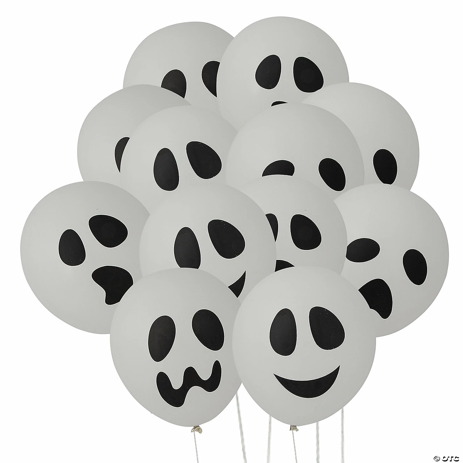 Halloween Ghost 11" Latex Balloons - 48 Pc. 1 Halloween Ghost 11" Latex Balloons - 48 Pc.