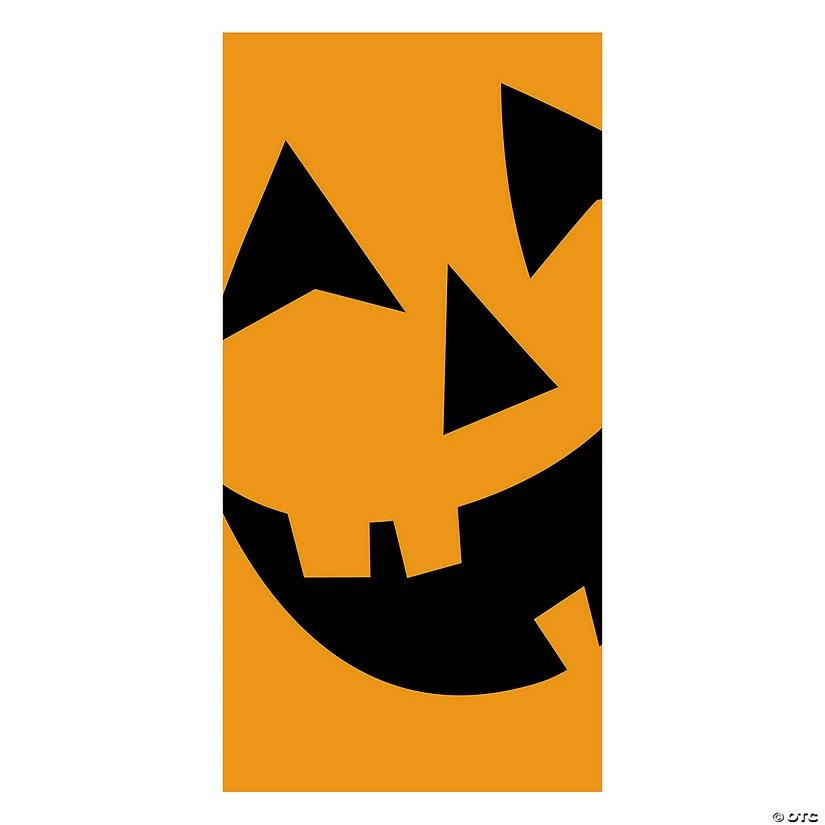 Halloween Jack-o-Lantern Door Cover 1 Halloween Jack-o-Lantern Door Cover