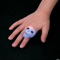 Halloween LED Light-Up Rings - 12 Pc. -Halloween Costumes Trunk or Treat Shop halloween led light up rings 12 pc 13907853 a02