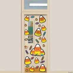 Halloween Religious Candy Corn Door Decorating Kit- 4 Pc.