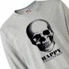 Halloween Skull Adult’s Long-Sleeve T-Shirt