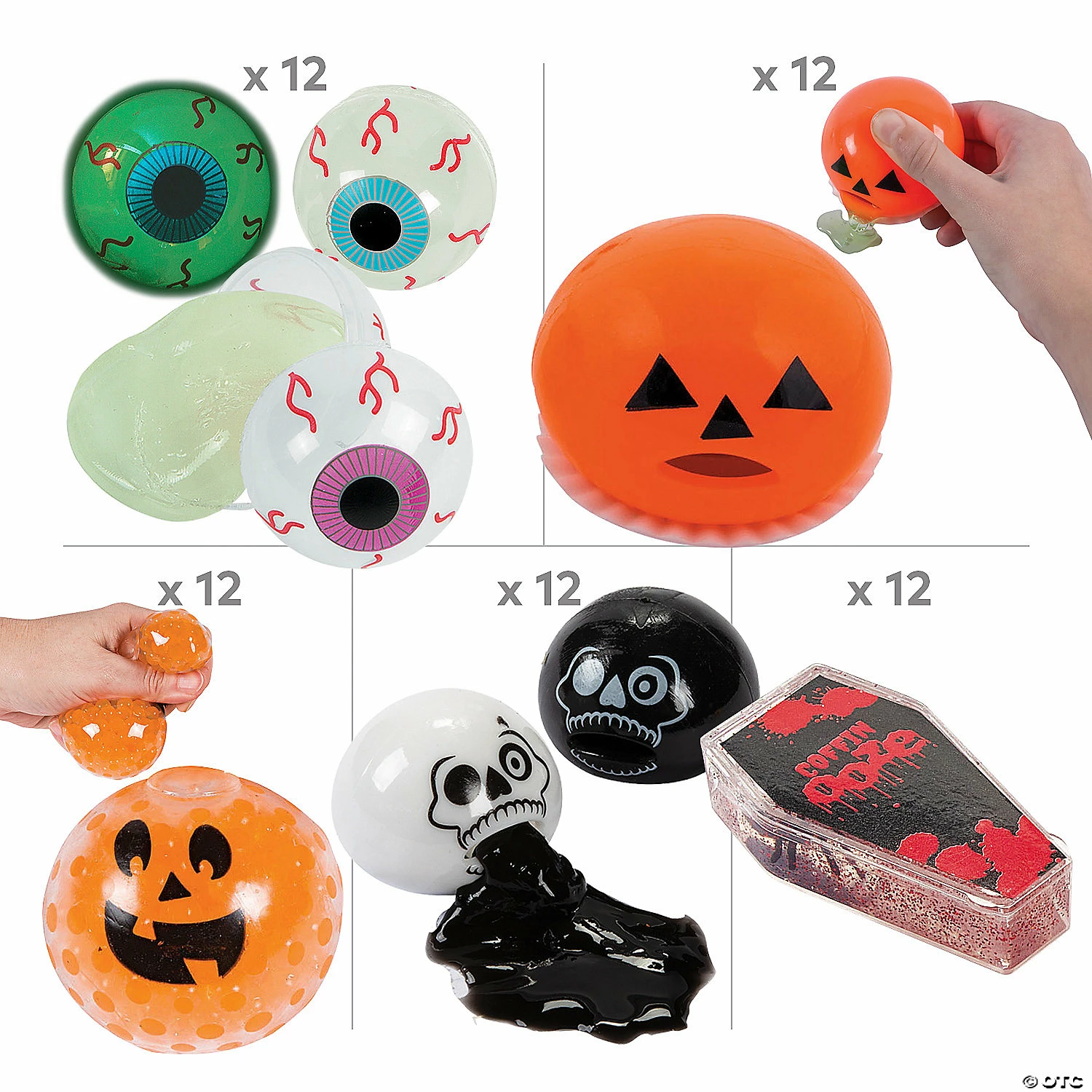 Halloween Sticky & Slime Giveaway Kit - 60 Pc. 2 Halloween Sticky & Slime Giveaway Kit - 60 Pc. - Image 2