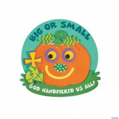 Handpicked By God Pumpkin Magnet Craft Kit - Makes 12