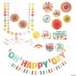 Happy Day Good Vibes Decorating Kit - 36 Pc.