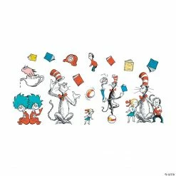 Jumbo Dr. Seuss™ Characters Bulletin Board Cutouts - 15 Pc.