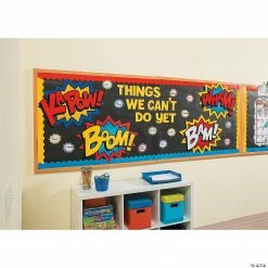 Jumbo Superhero Word Cutouts - 6 Pc. -Halloween Costumes Trunk or Treat Shop jumbo superhero word cutouts 6 pc 13603128 a05