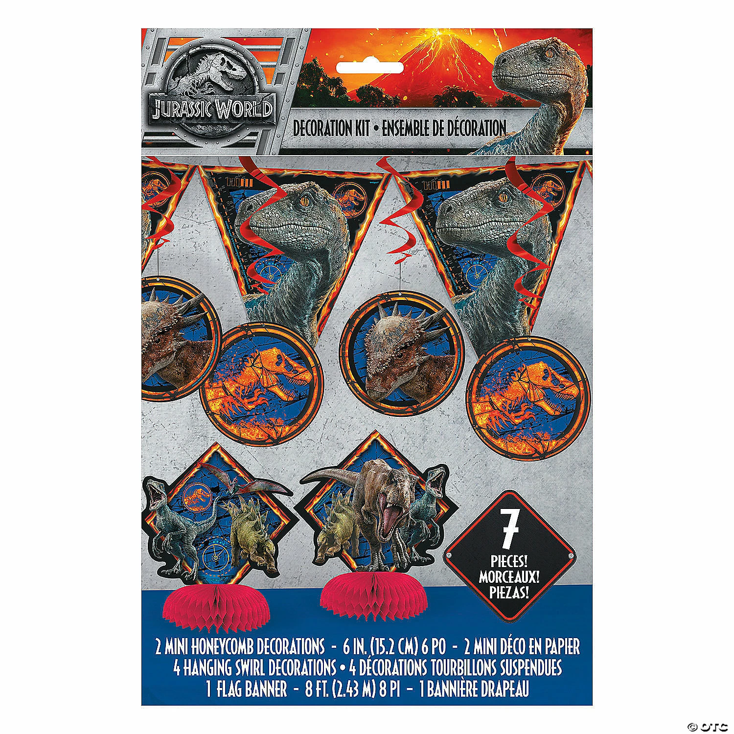 Jurassic World™ Table Decorating Kit - 7 Pc. 2 Jurassic World™ Table Decorating Kit - 7 Pc. - Image 2