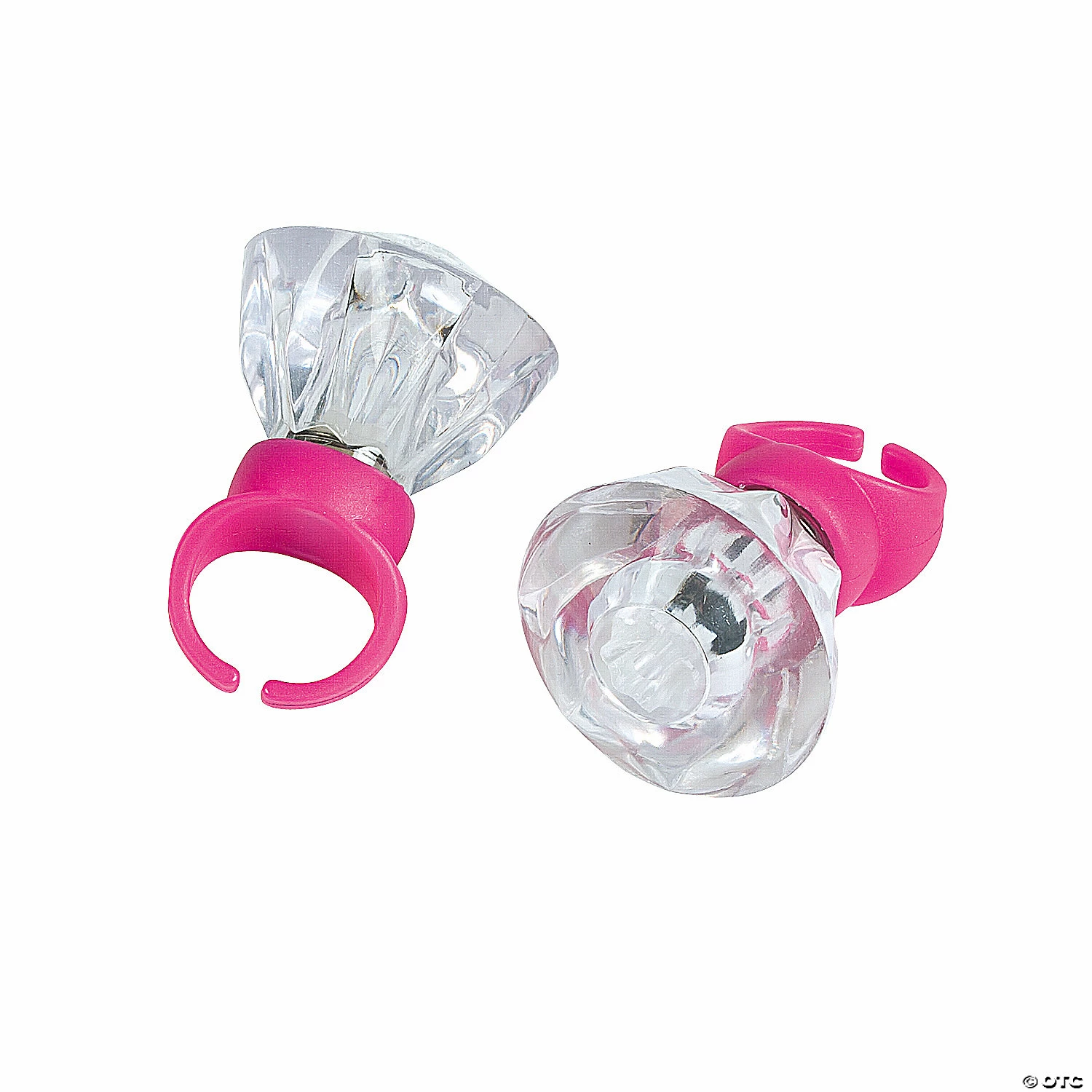 Kids' Light-Up Diamond-Shaped Rings - 12 Pc. 3 Kids' Light-Up Diamond-Shaped Rings - 12 Pc. - Image 3