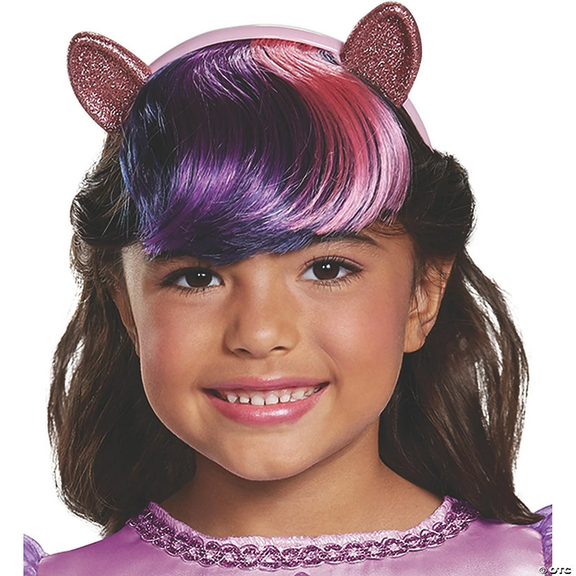 Kid's My Little Pony Twilight Sparkle Headpiece with Hair 1 Kid's My Little Pony Twilight Sparkle Headpiece with Hair
