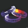 LED Light-Up Halloween Bracelets - 12 Pc.