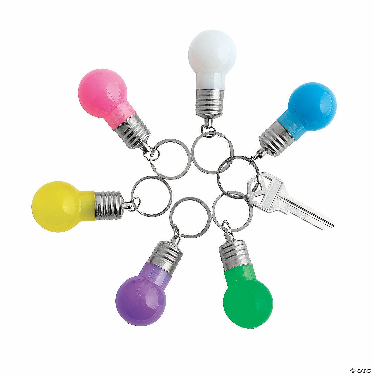 Light-Up Lightbulb Keychains - 12 Pc. 2 Light-Up Lightbulb Keychains - 12 Pc. - Image 2