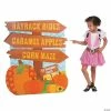Lil’ Pumpkin Directional Sign Cardboard Stand-Up