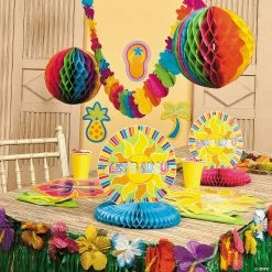Luau Decorating Kit - 10 Pc. -Halloween Costumes Trunk or Treat Shop luau decorating kit 10 pc 34 1994 a02