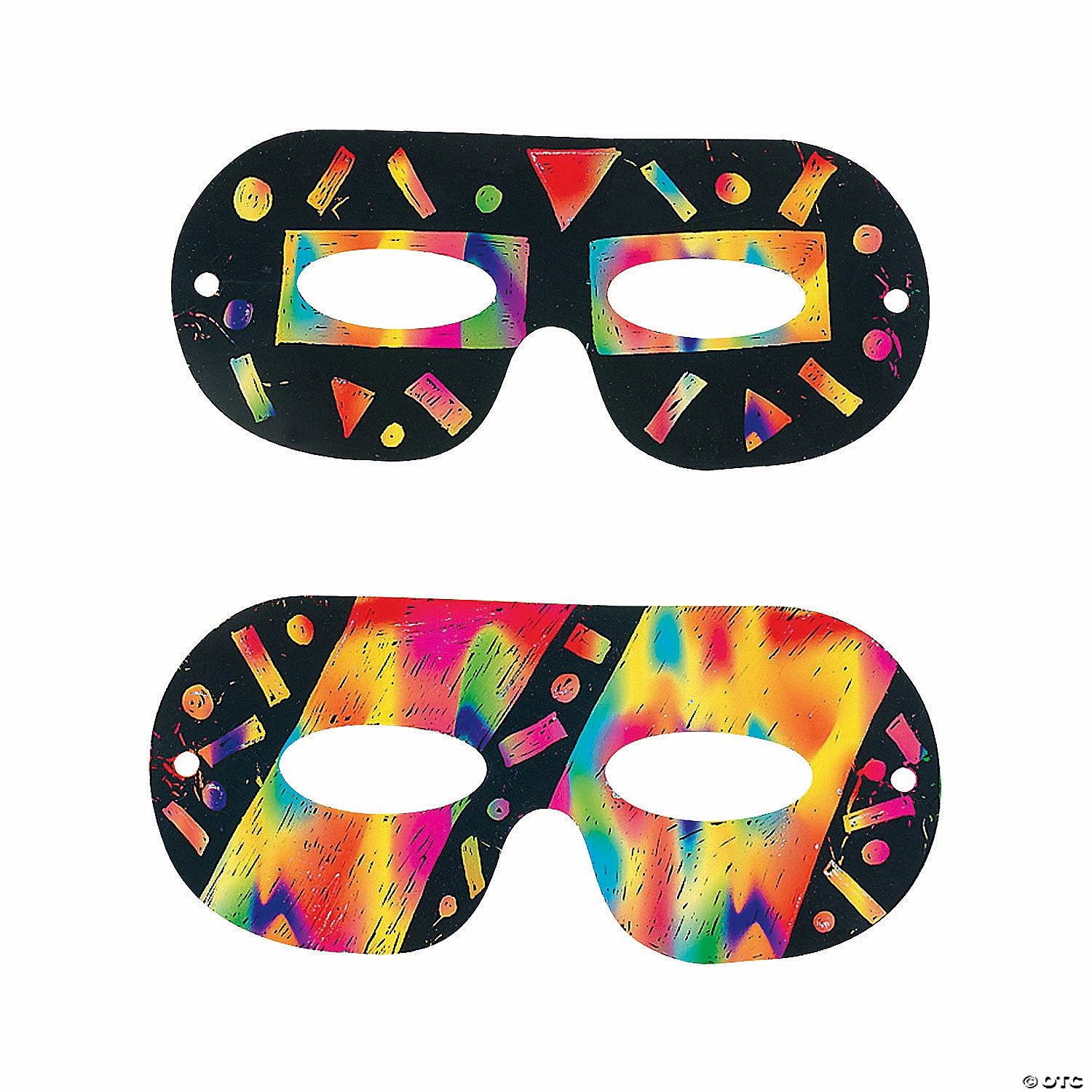 Magic Color Scratch Masks - 24 Pc. 1 Magic Color Scratch Masks - 24 Pc.