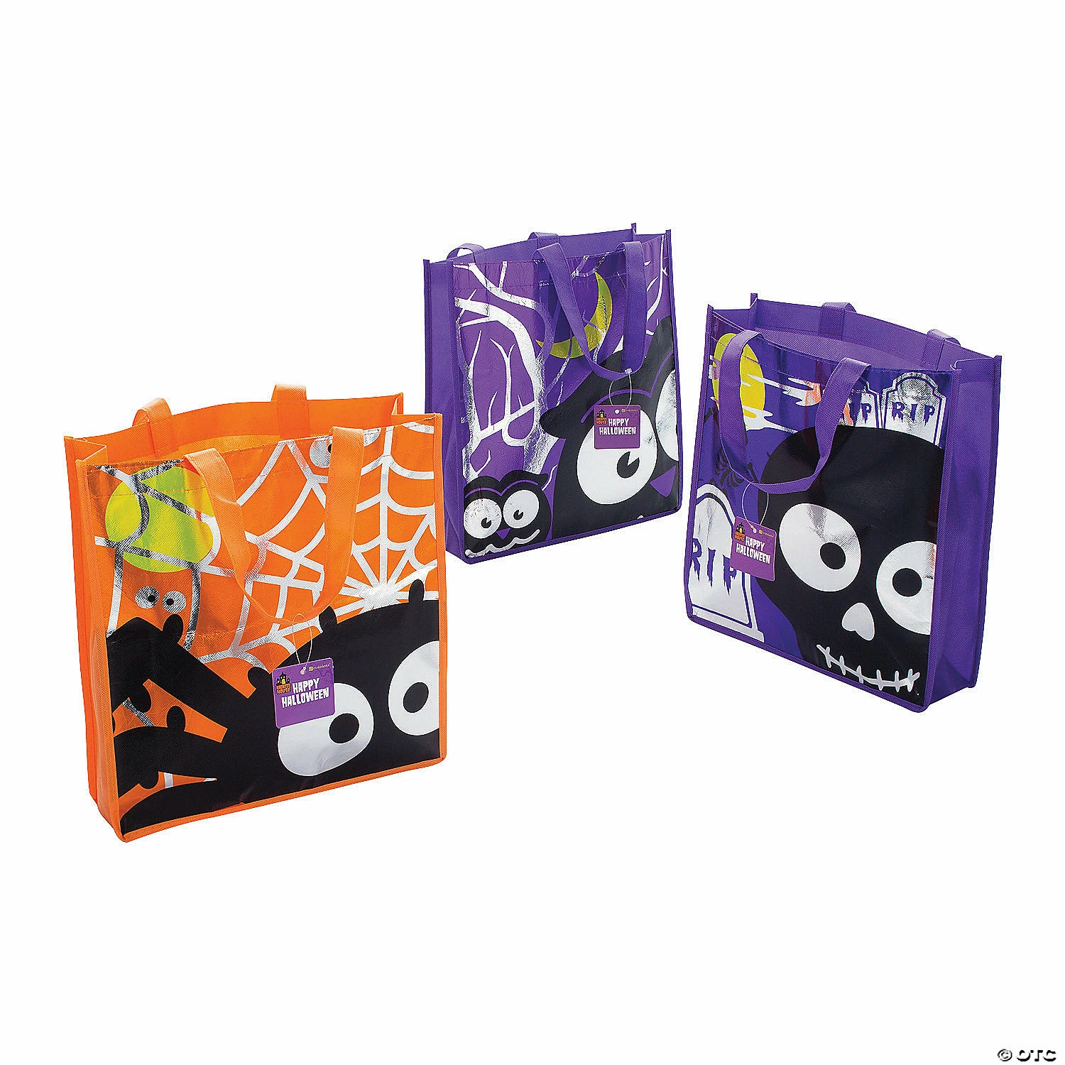 Medium Reflective Halloween Tote Bags 1 Medium Reflective Halloween Tote Bags