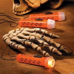 Mini Halloween Flashlights on A Rope - 12 Pc. 5 Mini Halloween Flashlights on A Rope - 12 Pc. -Halloween Costumes Trunk or Treat Shop mini halloween flashlights on a rope 12 pc 25 2176 a02