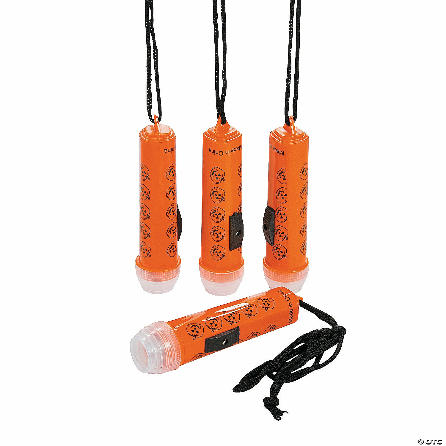 Mini Halloween Flashlights on A Rope - 12 Pc. 1 Mini Halloween Flashlights on A Rope - 12 Pc.