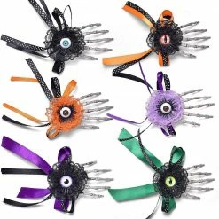 PopFun-Halloween Hair Clips 6 Pcs