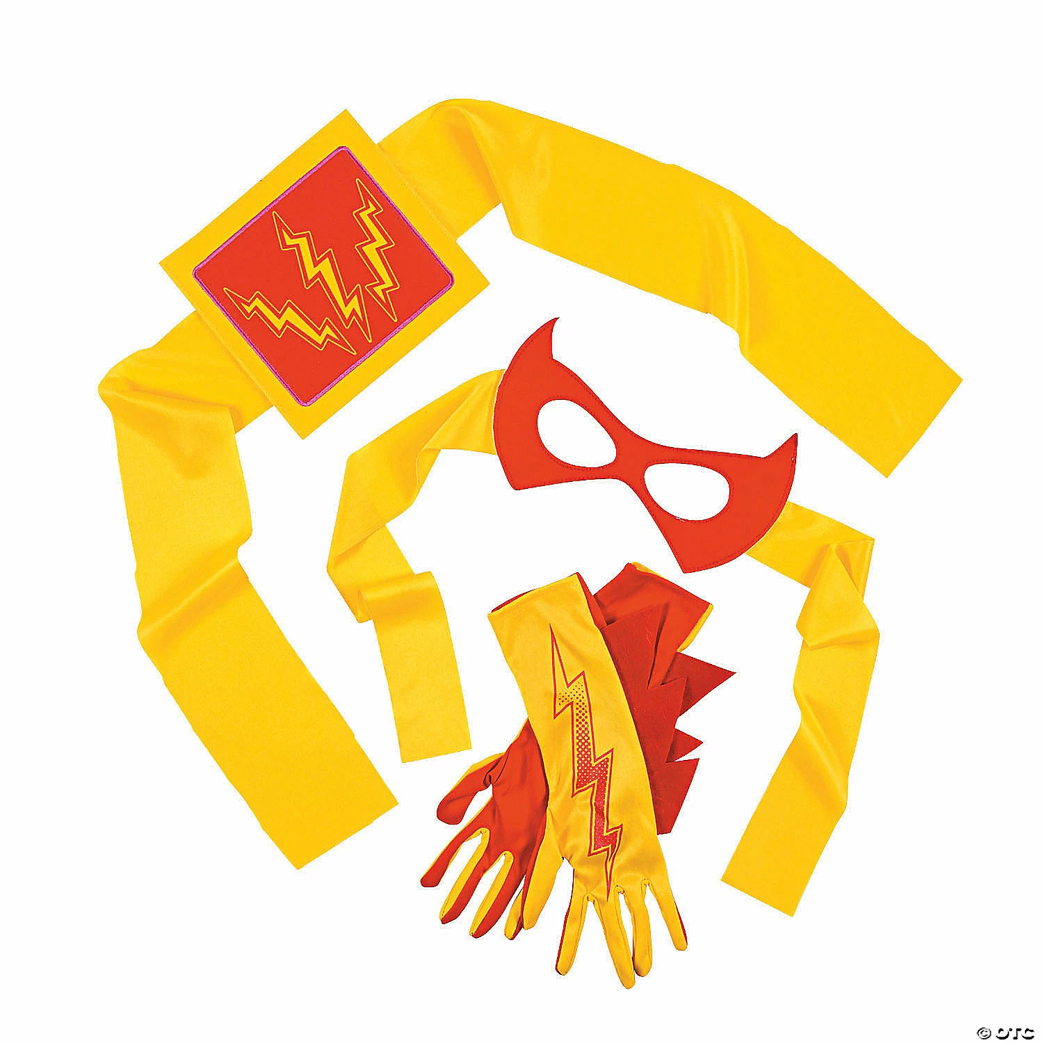 Red & Yellow Superhero Accessories - 4 Pc. 3 Red & Yellow Superhero Accessories - 4 Pc. - Image 3