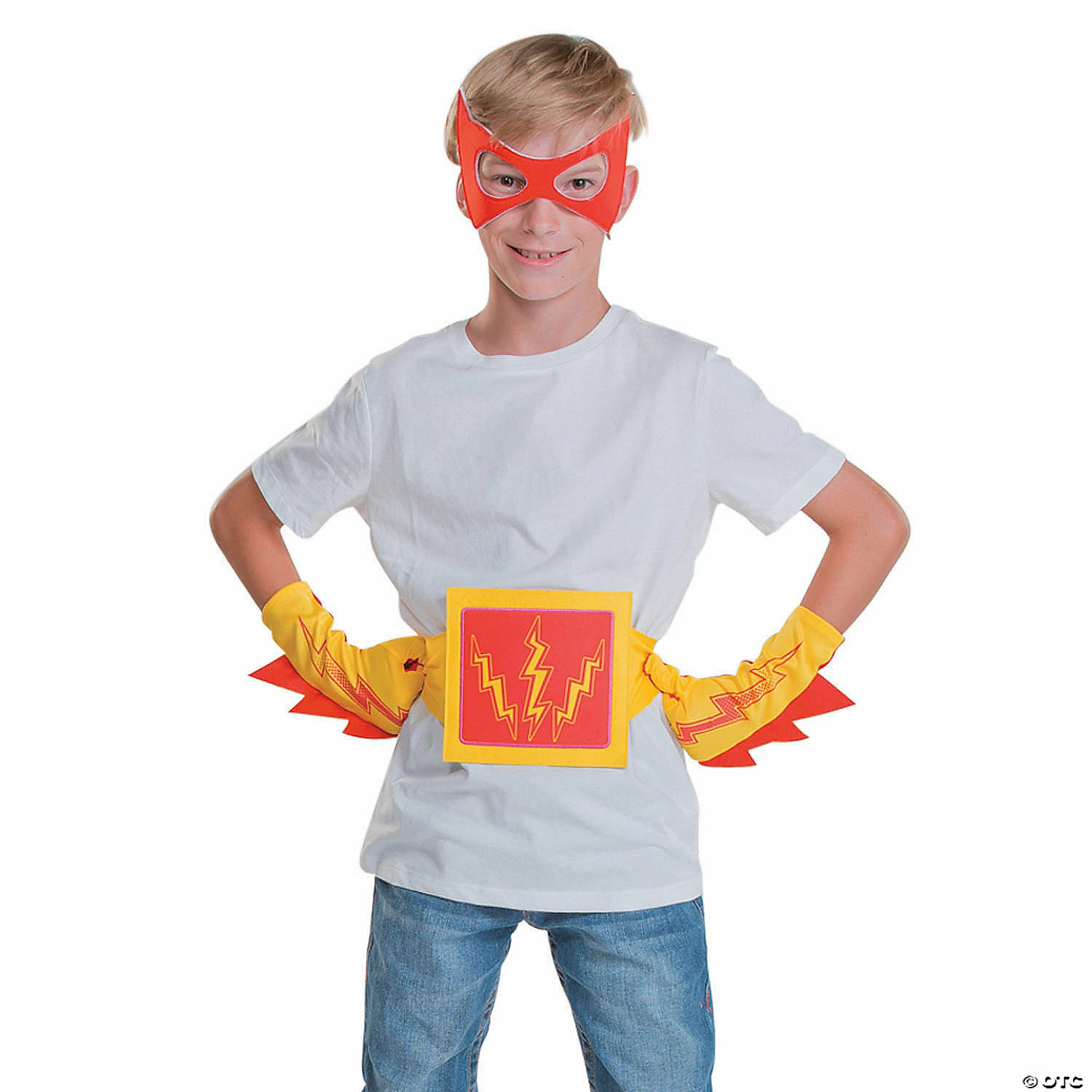 Red & Yellow Superhero Accessories - 4 Pc. 1 Red & Yellow Superhero Accessories - 4 Pc.