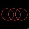 Red Glow Plastic Necklaces - 50 Pc.