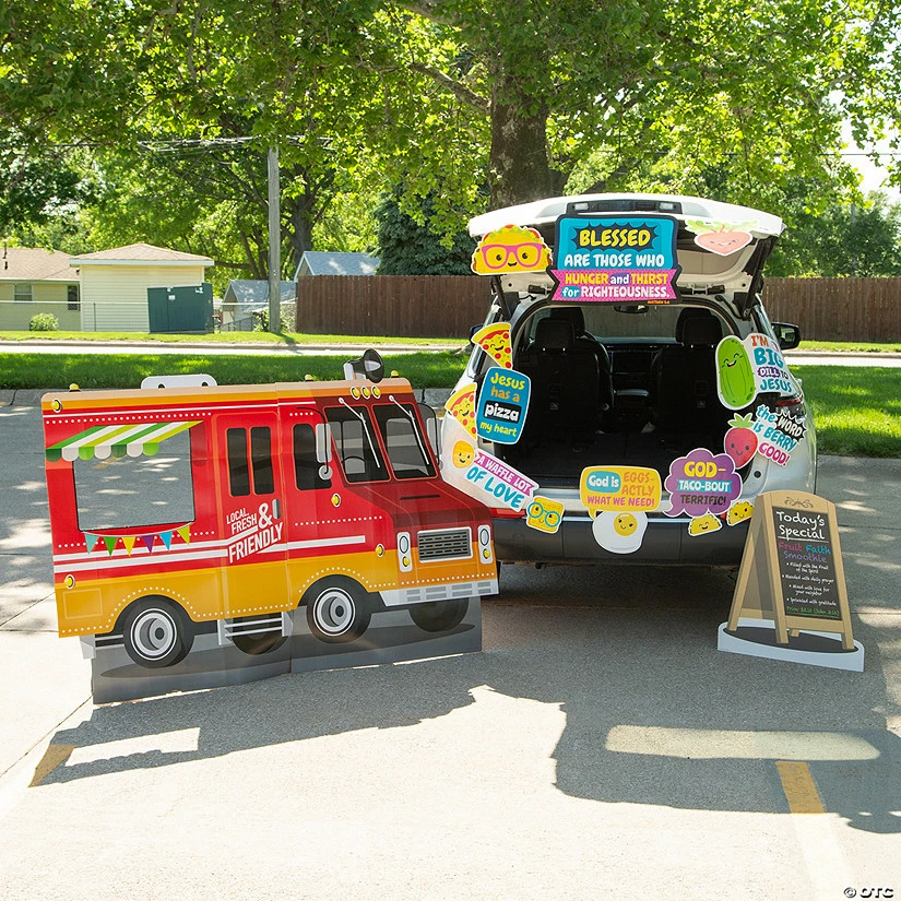 Religious Food Truck Trunk-or-Treat Decorating Kit - 33 Pc. 1 Religious Food Truck Trunk-or-Treat Decorating Kit - 33 Pc.