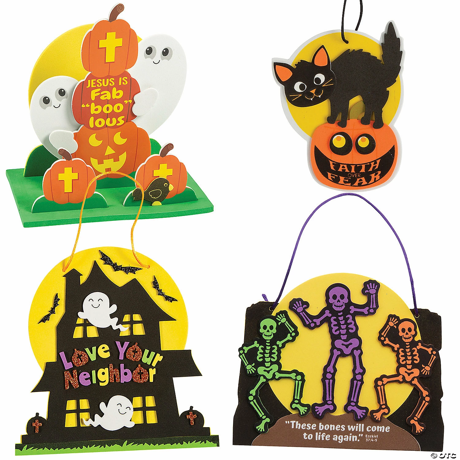 Religious Halloween Craft Assortment - 48 Pc. 1 Religious Halloween Craft Assortment - 48 Pc.