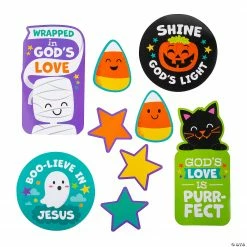 Religious Halloween Cutouts - 9 Pc.