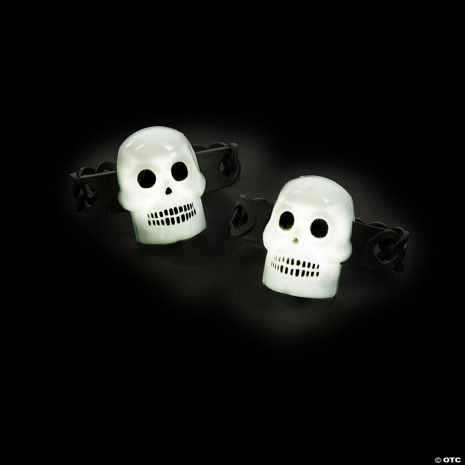 Skull Light-Up Bracelets - 12 Pc. 1 Skull Light-Up Bracelets - 12 Pc.
