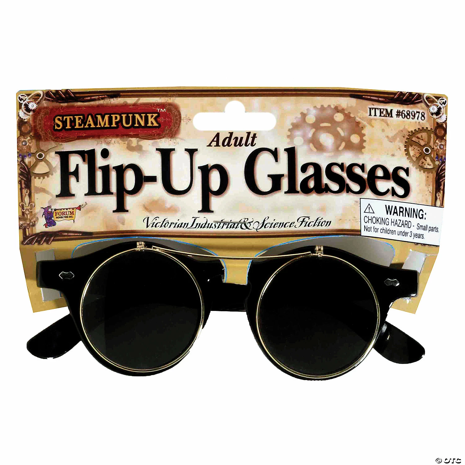 Steampunk Glasses - 1 Pc. 1 Steampunk Glasses - 1 Pc.