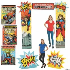 Superhero Decorating Kit - 8 Pc.