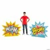 Superhero Explosion Cardboard Stand-Ups - 2 Pc.