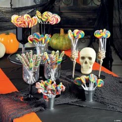 Swirl Lollipop Assortment - 110 Pc. -Halloween Costumes Trunk or Treat Shop swirl lollipop assortment 110 pc 5 1393 a02