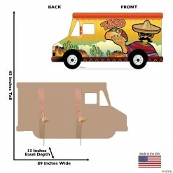 Taco Truck Photo Cardboard Stand-Up 5 Taco Truck Photo Cardboard Stand-Up -Halloween Costumes Trunk or Treat Shop taco truck photo cardboard stand up13960106 a02
