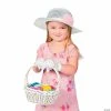 Tea Party Hat & Gloves Set - 3 Pc.