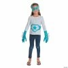 Teal & White Superhero Accessories - 4 Pc.