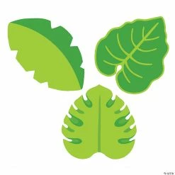 Tropical Leaves Bulletin Board Cutouts - 36 Pc.