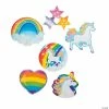 Unicorn Glitter Cutouts - 6 Pc.