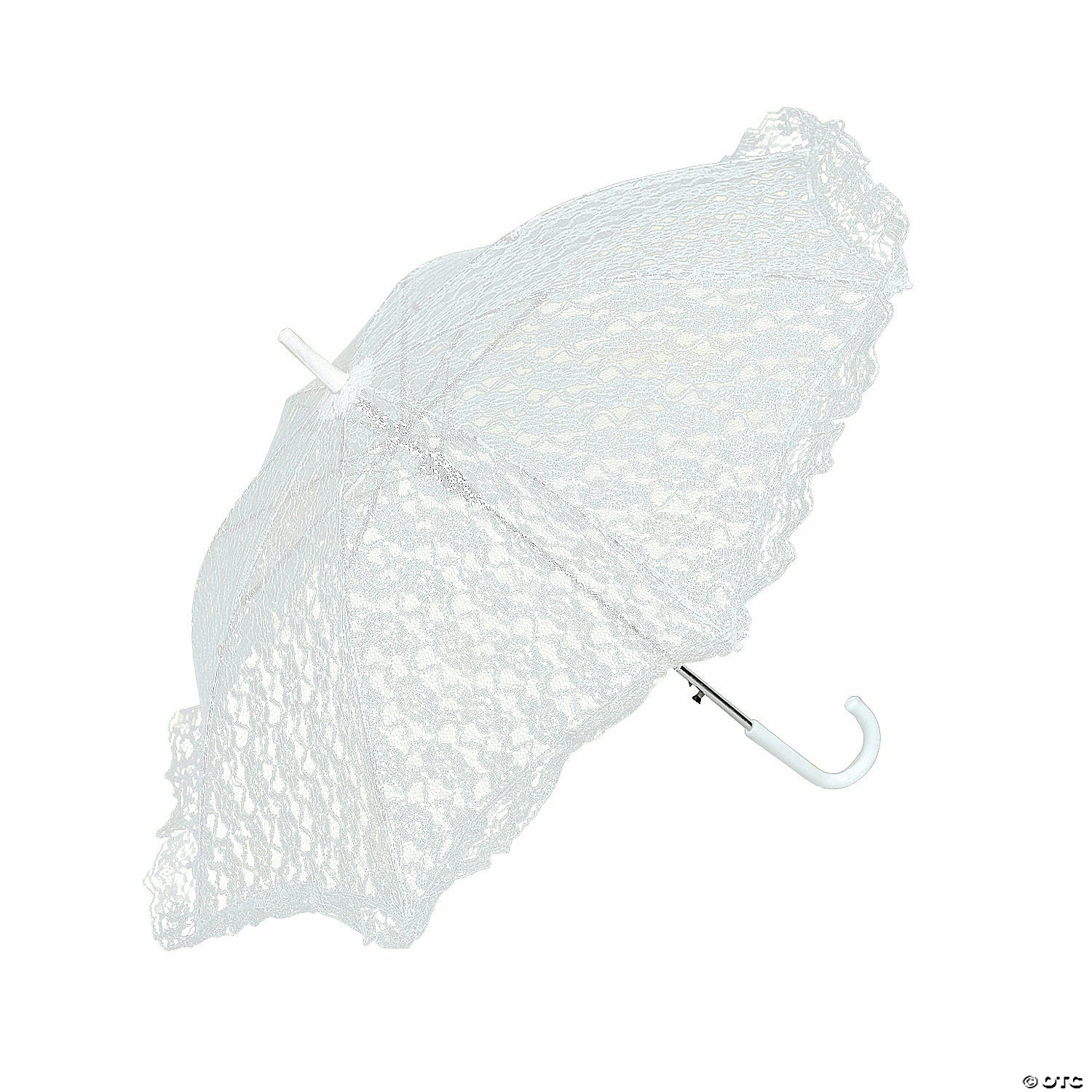 White Lace Parasol 1 White Lace Parasol